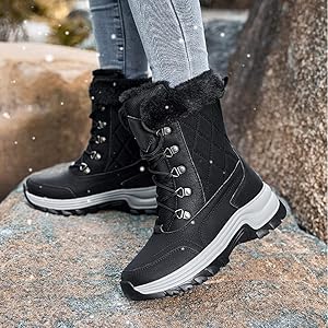 防寒ブーツ メンズ レーディス 防水 トレッキング 裏起毛 男女兼用